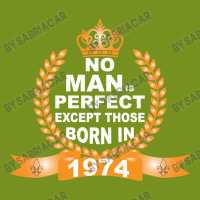 No Man Is Perfect Except Those Born In 1974 Rear Car Mat | Artistshot