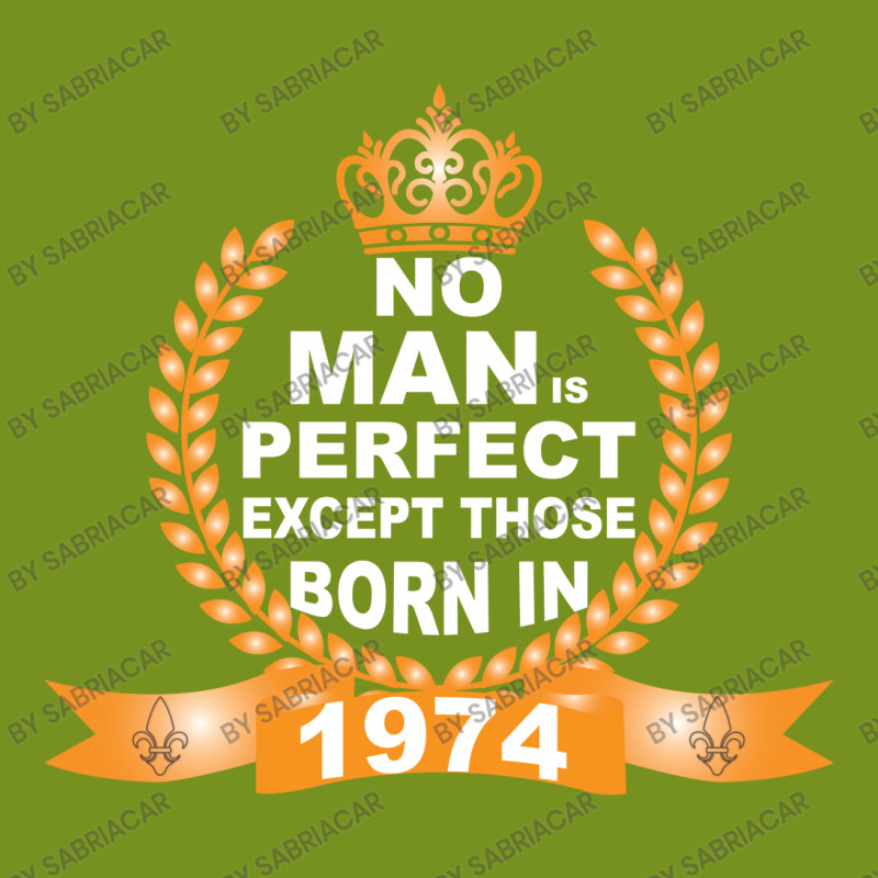 No Man Is Perfect Except Those Born In 1974 Rear Car Mat | Artistshot