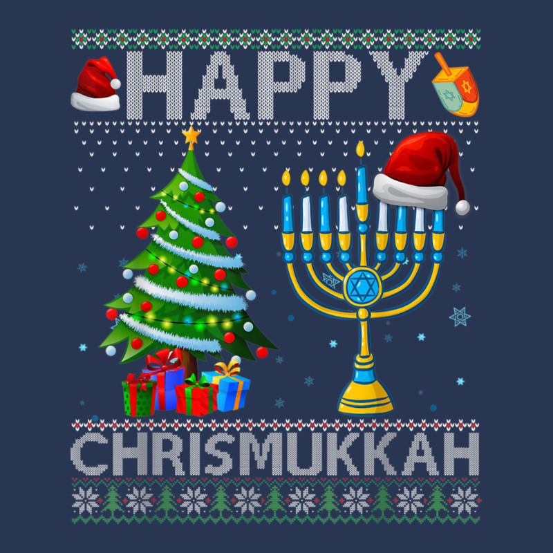 Happy Chrismukkah Jewish Christmas Hanukkah Chanuk Men Denim Jacket | Artistshot