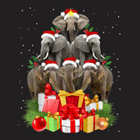 Elephant Christmas Tree Merry Xmas Elephant T-shirt | Artistshot