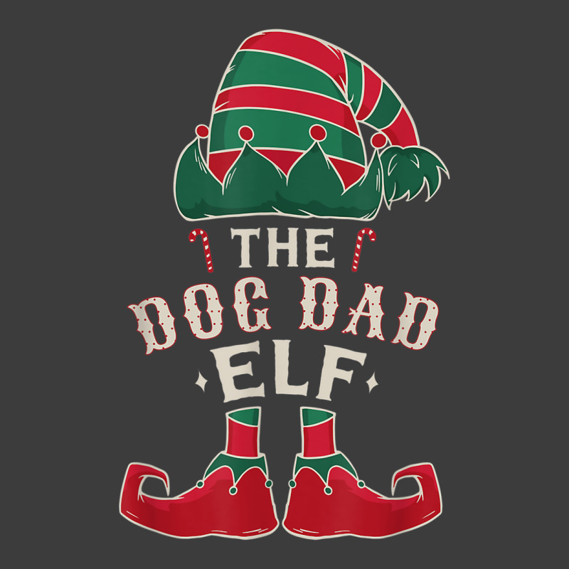 The Dog Dad Elf Cute Ugly Christmas Sweater Family Men's Polo Shirt | Artistshot