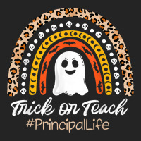 Trick Or Teach Principal Life Halloween Leopard Ra 3/4 Sleeve Shirt | Artistshot