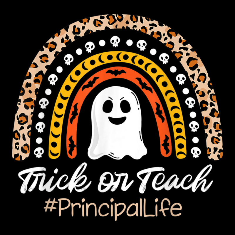 Trick Or Teach Principal Life Halloween Leopard Ra Zipper Hoodie by Dapper | Artistshot