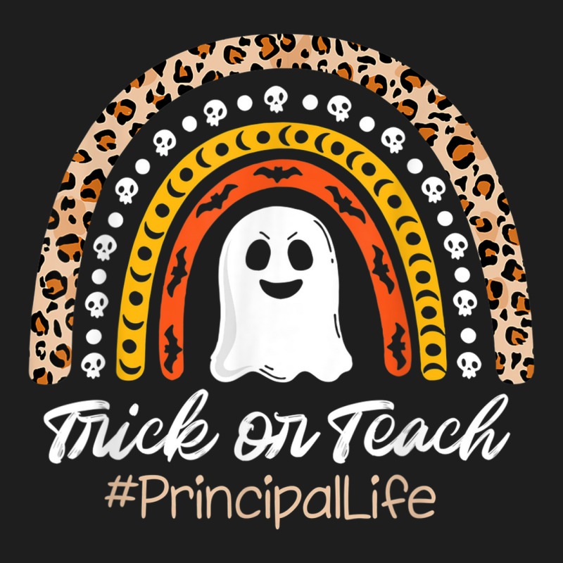 Trick Or Teach Principal Life Halloween Leopard Ra Classic T-shirt by Dapper | Artistshot