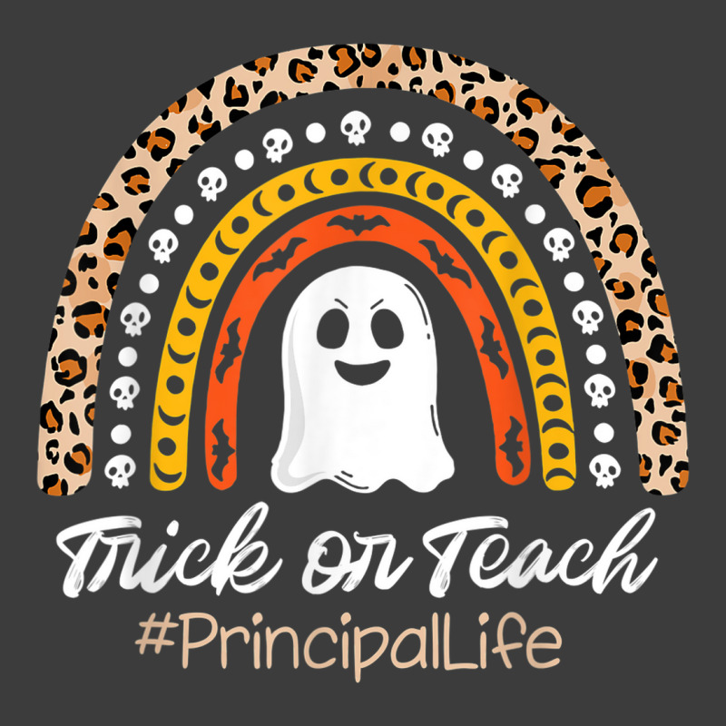 Trick Or Teach Principal Life Halloween Leopard Ra Men's Polo Shirt by Dapper | Artistshot