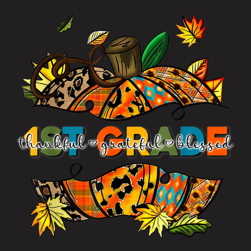 Halloween Teacher Funny 1st Grade Graphic Pumpkin T-shirt | Artistshot