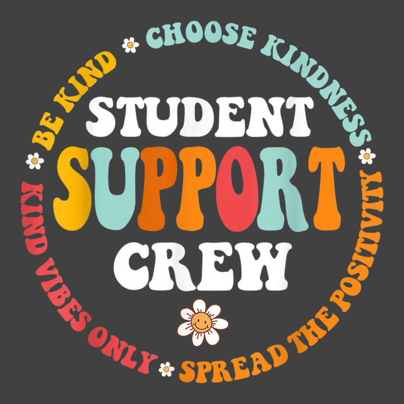 Student Support Crew School Counselor Student Serv Vintage T-shirt | Artistshot