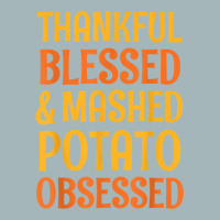 Thankful Blessed And Mashed Potato Obsessed Thanks Unisex Sherpa-lined Denim Jacket | Artistshot