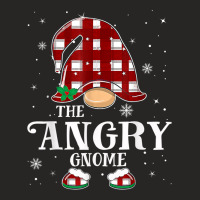 Angry Gnome Matching Family Group Christmas Party Ladies Fitted T-shirt | Artistshot