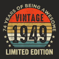 74 Year Old Gifts Vintage 1949 Limited Edition 74t Ladies Fitted T-shirt | Artistshot