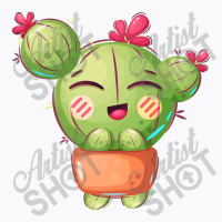 Sunset Smile Of Funny Cactus Flowerpot T-shirt | Artistshot