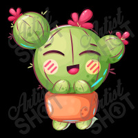 Sunset Smile Of Funny Cactus Flowerpot Fleece Short | Artistshot