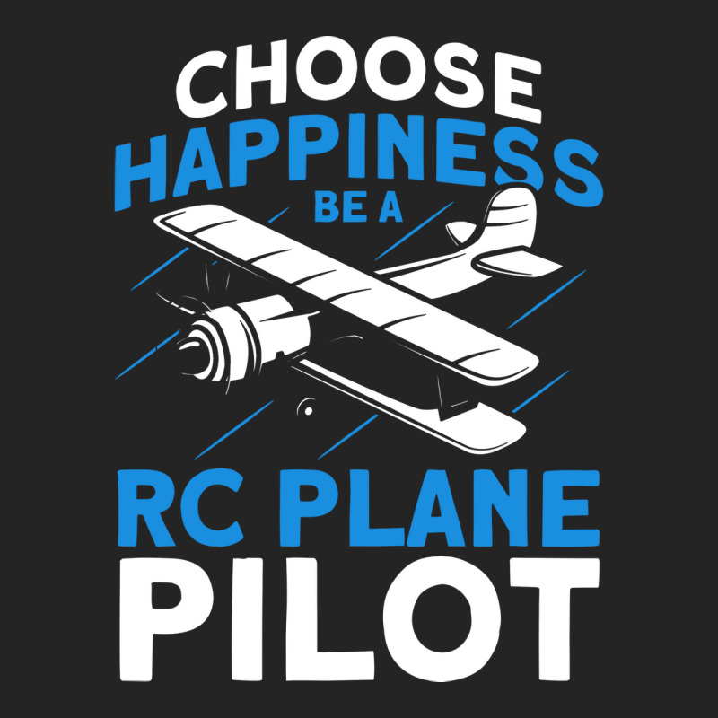 Choose Happiness Be A Rc Plane Pilot Model Airplan 3/4 Sleeve Shirt | Artistshot