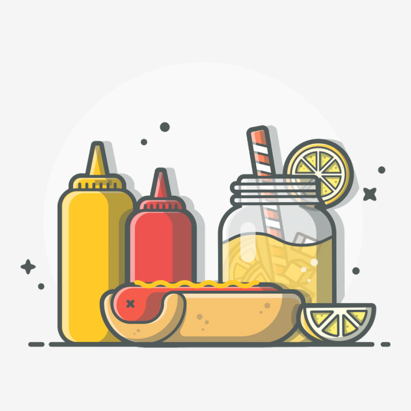 Hotdog Ketchup And Lemonade 80s Scorecard Crop Tee by yagyuweeyer | Artistshot