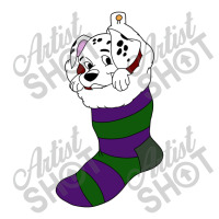 Dalmatian Puppy In A Stocking V-neck Tee | Artistshot