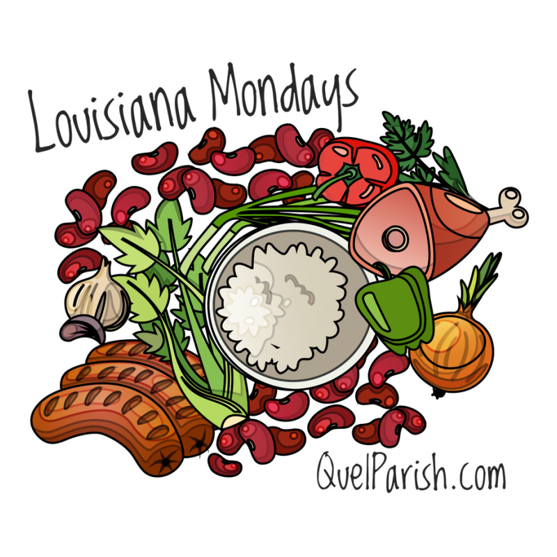 Louisiana Mondays Mean Red Beans And Rice Girl Sticker | Artistshot