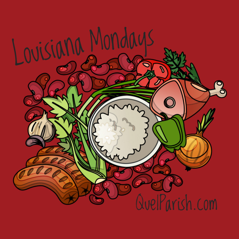 Louisiana Mondays Mean Red Beans And Rice Girl Waist Apron | Artistshot