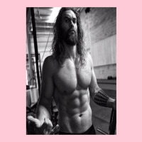 Jason Momoa Shirtless Metal Print Square | Artistshot