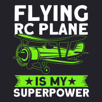 Flying Rc Plane Is My Superpower Model Airplane Lo Unisex Sherpa-lined Denim Jacket | Artistshot