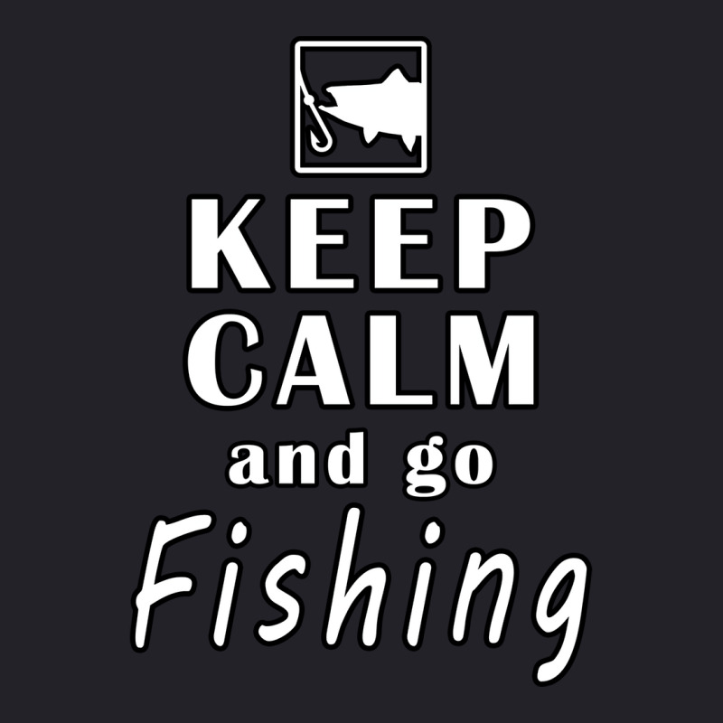 Keep Calm And Go Fishing Nature Unisex Sherpa-Lined Denim Jacket by racidaniritx | Artistshot