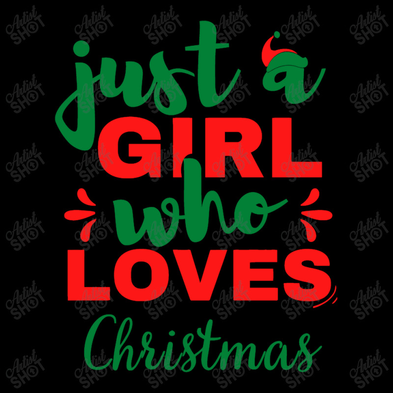 Just A Girl Who Loves Christmas Men's Long Sleeve Pajama Set | Artistshot