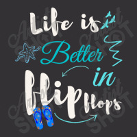 Life Is Better In Flip Flops Vintage Hoodie | Artistshot