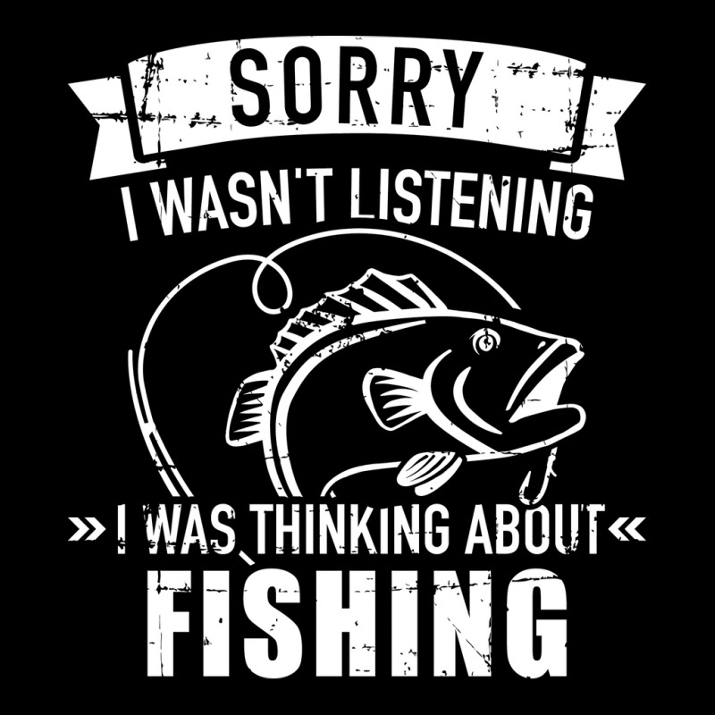 Sorry I Wasnt Listening I Was Thinking About Fishi V-neck Tee | Artistshot