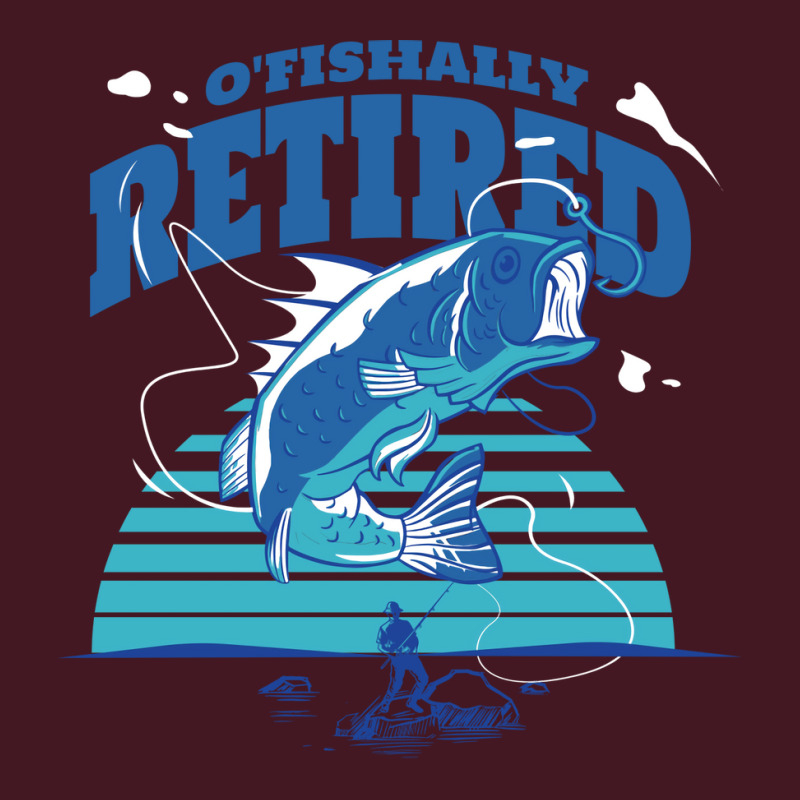 Fisher Ofishally Retired Retirement Fishing Vintag Unisex Hoodie | Artistshot