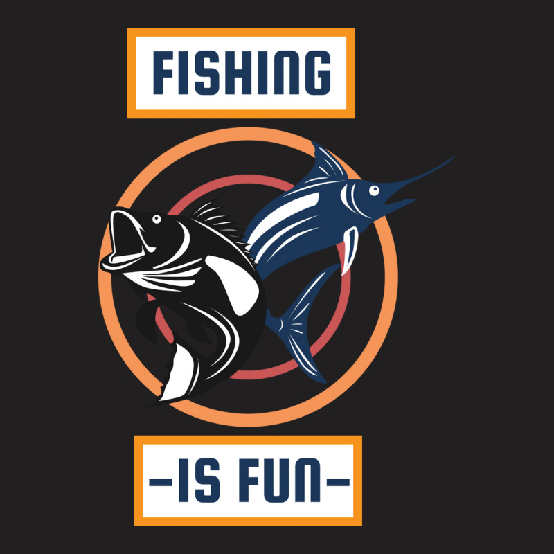 Fishing Is Fun Retro T-Shirt by zydravidic2 | Artistshot