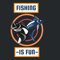 Fishing Is Fun Retro Crewneck Sweatshirt | Artistshot