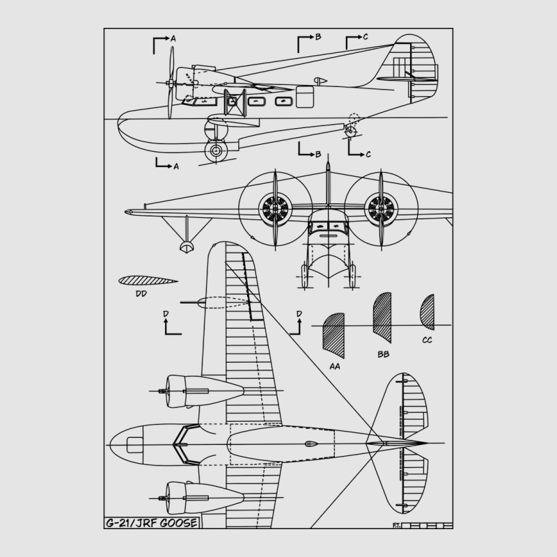 G21 Jrf Goose American Ww2 Amphibious Flying Boat Exclusive T-shirt | Artistshot