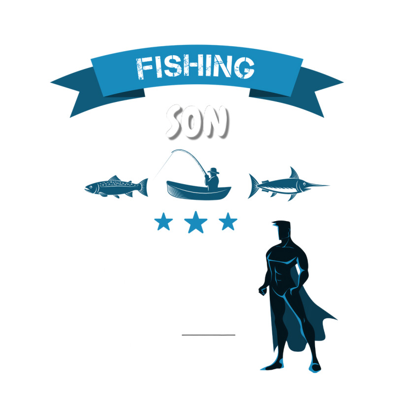 Im A Super And Awesome Fishing Son Cute 3/4 Sleeve Shirt by zydravidic2 | Artistshot