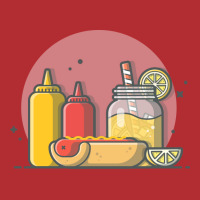 Hotdog Ketchup And Lemonade Travel Ladies Fitted T-shirt | Artistshot