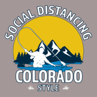 Social Distancing Colorado Style Fly Fishing  Grea Vintage Short | Artistshot