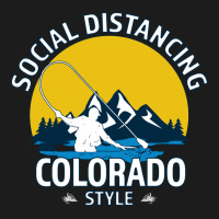 Social Distancing Colorado Style Fly Fishing  Grea Hoodie & Jogger Set | Artistshot