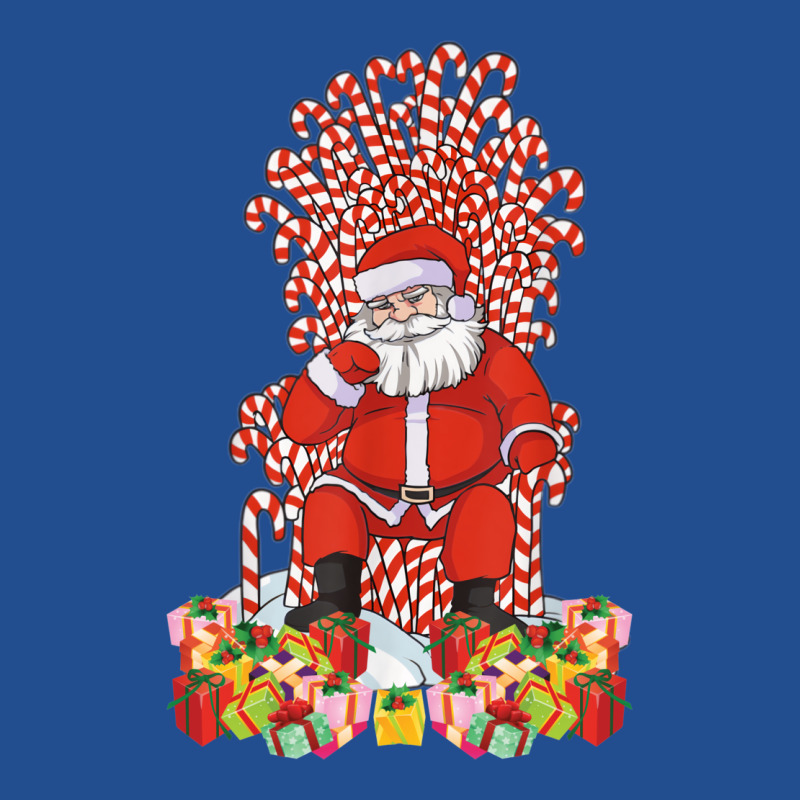 Santa Candy Cane Throne Christmas Santa Crewneck Sweatshirt | Artistshot