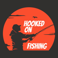 Hooked On Fishing Humor Champion Hoodie | Artistshot