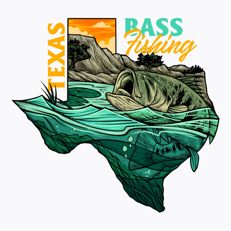 Texas Bass Fishing Humor T-shirt | Artistshot