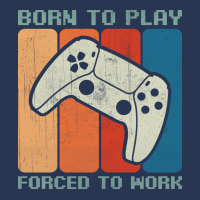 Born To Play Forced To Work Gaming Hipster (1) Men Denim Jacket | Artistshot