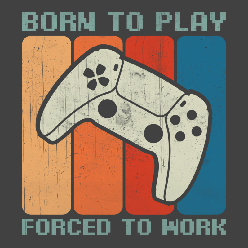 Born To Play Forced To Work Gaming Hipster (1) Vintage T-Shirt by afaduhomoh8 | Artistshot