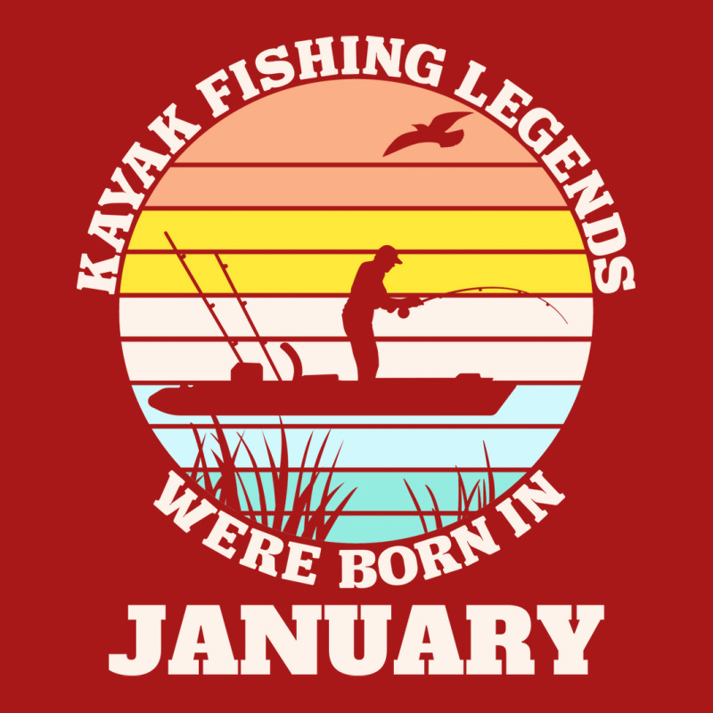 Kayak Fishing Legends Were Born January Cool Unisex Jogger | Artistshot