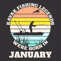 Kayak Fishing Legends Were Born January Cool Vintage Hoodie And Short Set | Artistshot