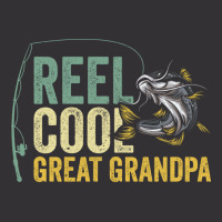 Reel Cool Great Grandpa Fisherman Fishing Stars Vintage Hoodie | Artistshot