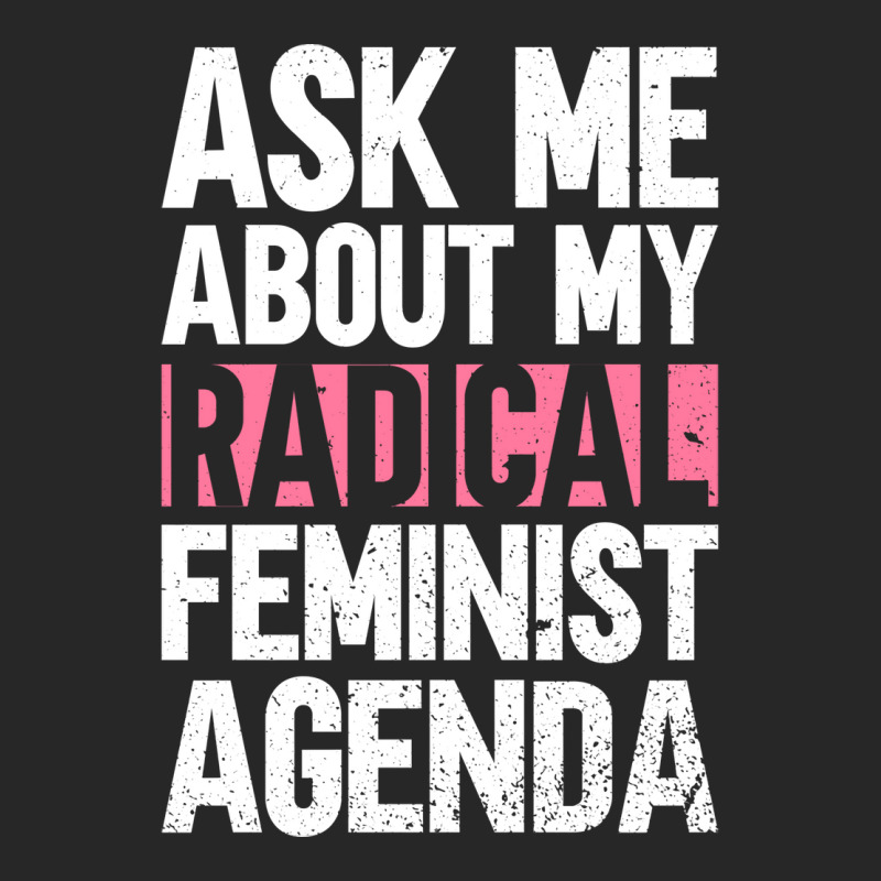 Ask Me About My Radical Feminist Agenda Feminism F Men's T-shirt Pajama Set by vonnezramzele | Artistshot