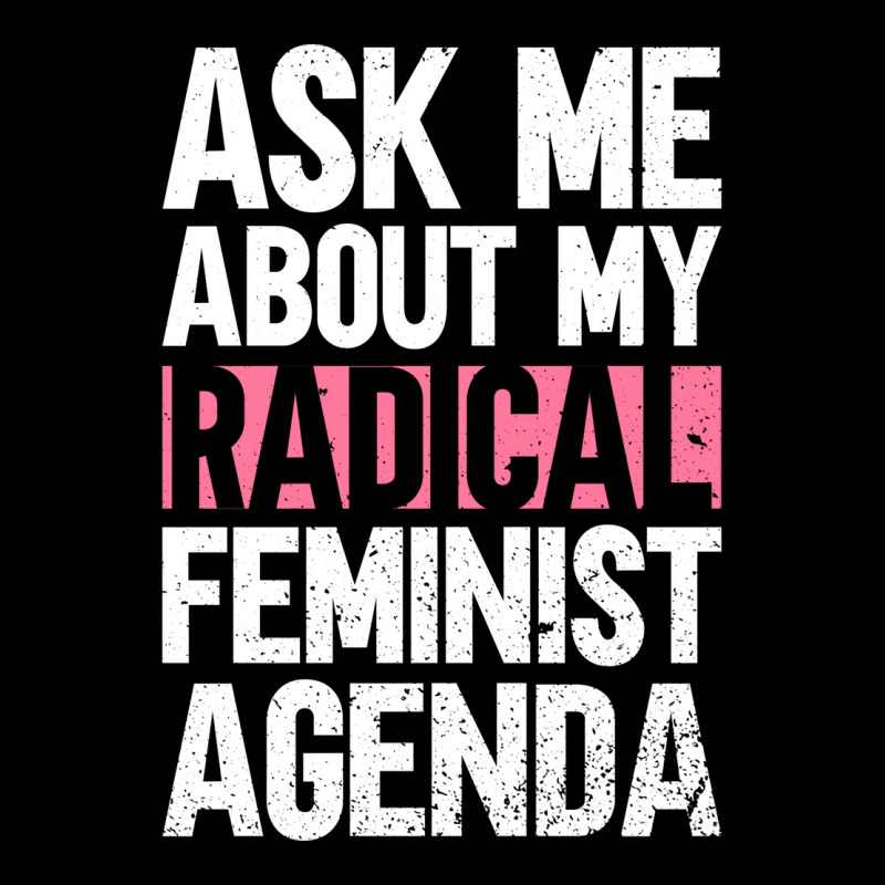 Ask Me About My Radical Feminist Agenda Feminism F Men's 3/4 Sleeve Pajama Set by vonnezramzele | Artistshot