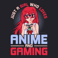 Just A Girl Who Loves Anime And Gaming Music Unisex Sherpa-lined Denim Jacket | Artistshot