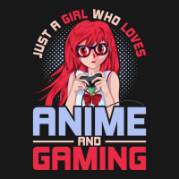 Just A Girl Who Loves Anime And Gaming Music Flannel Shirt | Artistshot