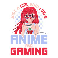 Just A Girl Who Loves Anime And Gaming Music Crewneck Sweatshirt | Artistshot