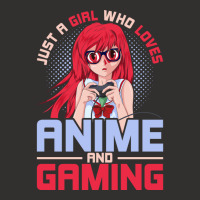 Just A Girl Who Loves Anime And Gaming Music Champion Hoodie | Artistshot