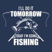 Ill Do It Tomorrow Today Im Going Fishing Retro Men Denim Jacket | Artistshot